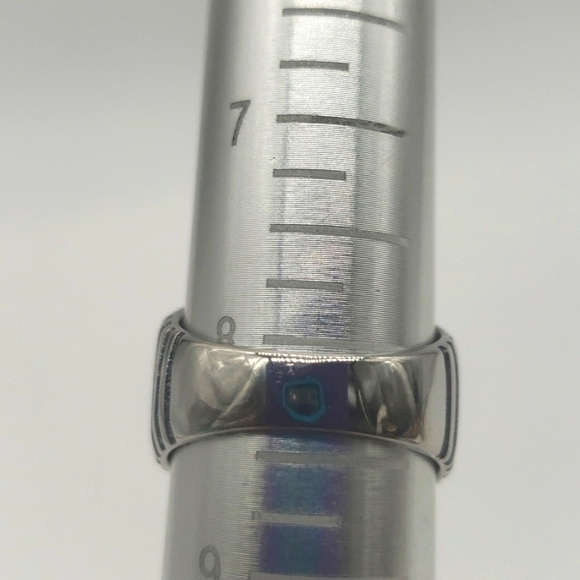 1848- Black Stone Handmade Men's Ring Size 8 NWT - Picture 8 of 8